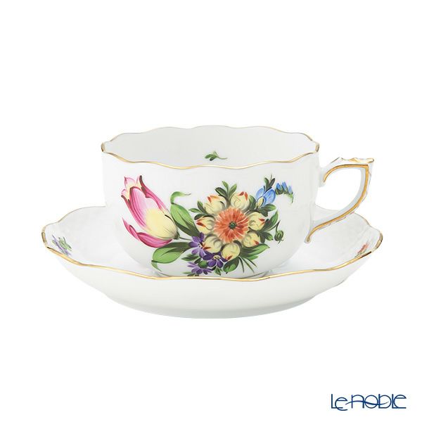 ヘレンド (HEREND) チューリップの花束 BT-3 00724-0-00／724 ティーカップ＆ソーサー 200ml