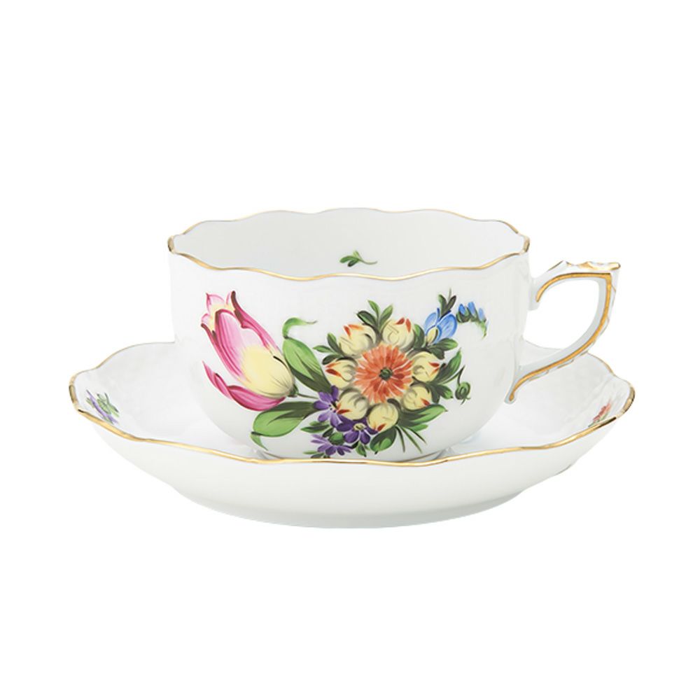 ヘレンド チューリップの花束 BT-3 00724-0-00／724 ティーカップ＆ソーサー 200ml
