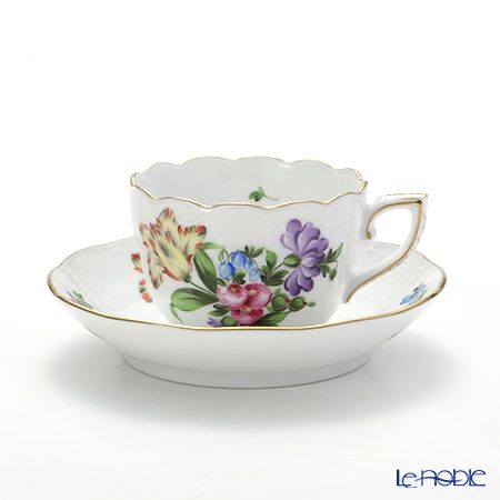 ヘレンド チューリップの花束 BT-6 00711-0-00 モカカップ＆ソーサー 100ml