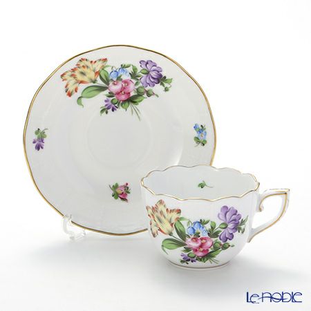 ヘレンド チューリップの花束 BT-6 00711-0-00 モカカップ＆ソーサー 100ml