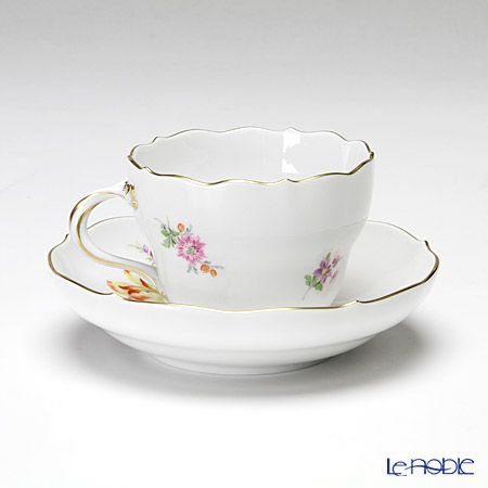 マイセン（Meissen） ベーシックフラワー（五つ花） 110110／00582／06 コーヒーカップ＆ソーサー 200ml Motiv No.6 昼顔