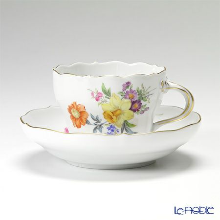 マイセン（Meissen） ベーシックフラワー（五つ花） 110110／00582／26 コーヒーカップ＆ソーサー 200ml Motiv No.26 水仙