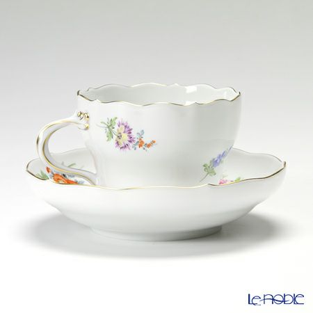 マイセン（Meissen） ベーシックフラワー（五つ花） 110110／00582／33 コーヒーカップ＆ソーサー 200ml Motiv No.33 チューリップ