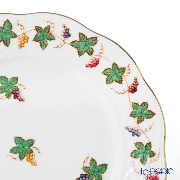 ヘレンド ワインリーブ 多彩 00517-0-00 プレート 19cm