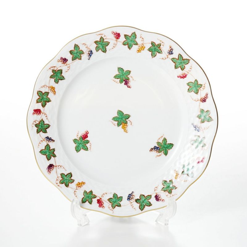 ヘレンド ワインリーブ 多彩 00517-0-00 プレート 19cm