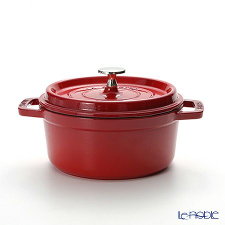 ストウブ（staub） ピコ・ココット ラウンド 18cm／1.7L チェリーレッド