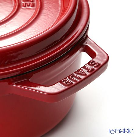 ストウブ（staub） ピコ・ココット ラウンド 18cm／1.7L チェリーレッド