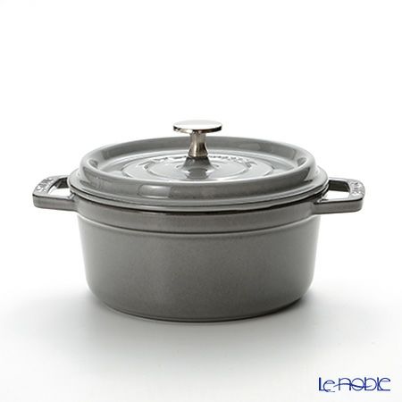 ストウブ（staub） ピコ・ココット ラウンド 18cm／1.7L グレー