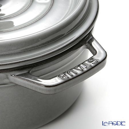 ストウブ（staub） ピコ・ココット ラウンド 18cm／1.7L グレー