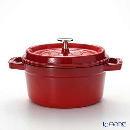ストウブ（staub） ピコ・ココット ラウンド 20cm／2.2L チェリーレッド