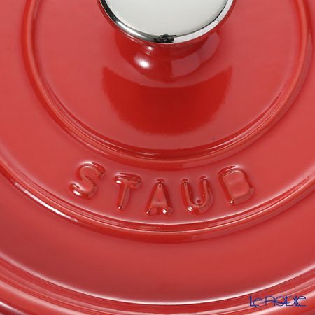 ストウブ（staub） ピコ・ココット ラウンド 20cm／2.2L チェリーレッド