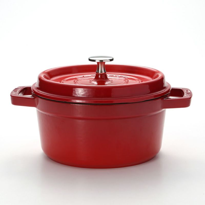 ストウブ（staub） ピコ・ココット ラウンド 20cm／2.2L チェリーレッド