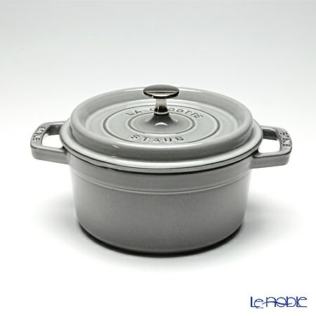 ストウブ（staub） ピコ・ココット ラウンド 20cm／2.2L グレイ
