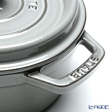 ストウブ（staub） ピコ・ココット ラウンド 20cm／2.2L グレイ