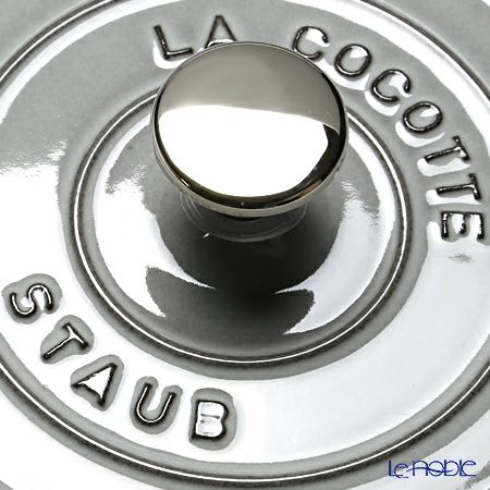 ストウブ（staub） ピコ・ココット ラウンド 20cm／2.2L グレイ