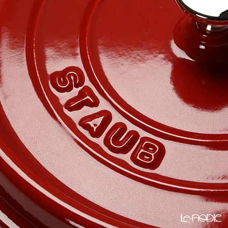 ストウブ（staub） ピコ・ココット ラウンド 24cm／3.8L チェリーレッド