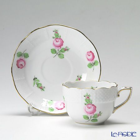 ヘレンド プティットローズ PR 00711-0-00 モカカップ＆ソーサー 100ml