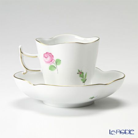 ヘレンド プティットローズ PR 04198-0-00 コーヒーカップ＆ソーサー（楕円） 100ml