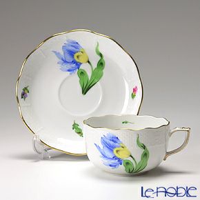 ヘレンド キティ KY-3（ブルー） 00724-0-00／724 ティーカップ＆ソーサー 200ml