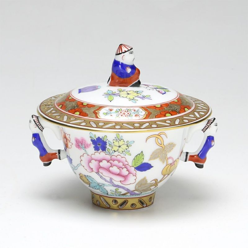 ヘレンド 上海 SH 03355-0-21 シュガーポット（マンダリン） 100ml