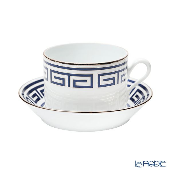 ジノリ1735／リチャード ジノリ（GINORI 1735／Richard Ginori） ラビリント サファイア ティーカップ＆ソーサー ブルー 200ml／13.5cm