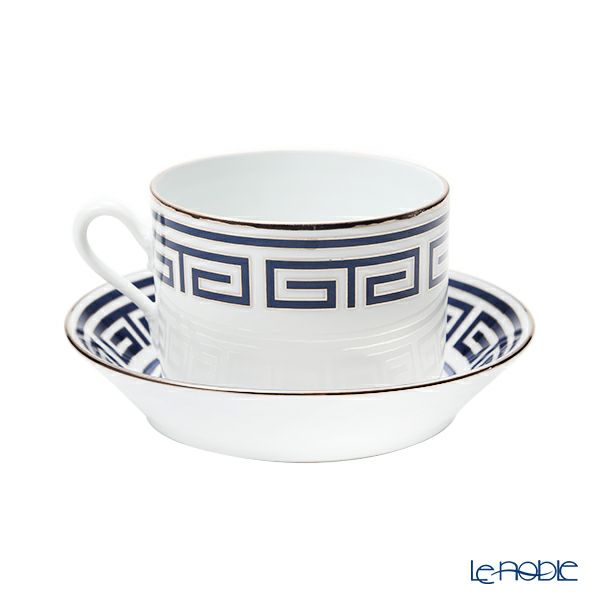 ジノリ1735／リチャード ジノリ（GINORI 1735／Richard Ginori） ラビリント サファイア ティーカップ＆ソーサー ブルー 200ml／13.5cm