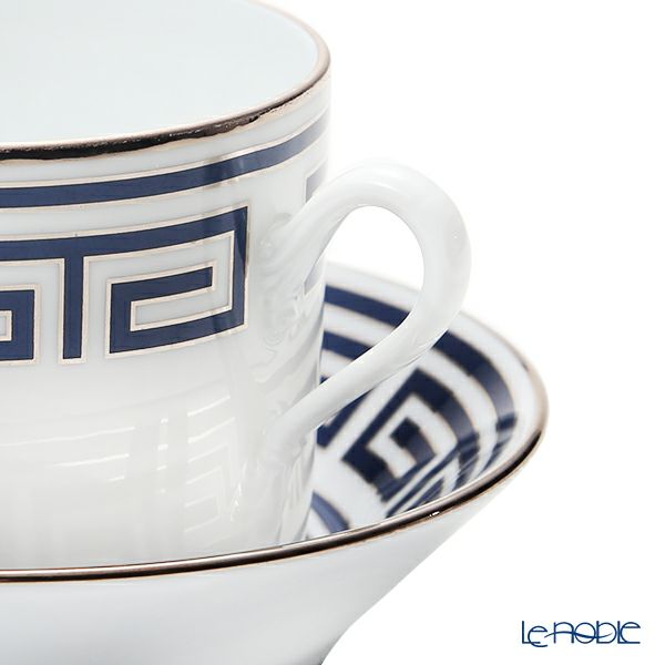 ジノリ1735／リチャード ジノリ（GINORI 1735／Richard Ginori） ラビリント サファイア ティーカップ＆ソーサー ブルー 200ml／13.5cm
