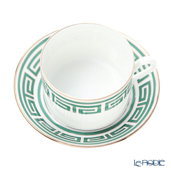ジノリ1735／リチャード ジノリ（GINORI 1735／Richard Ginori） ラビリント エメラルド ティーカップ＆ソーサー グリーン 200ml／13.5cm