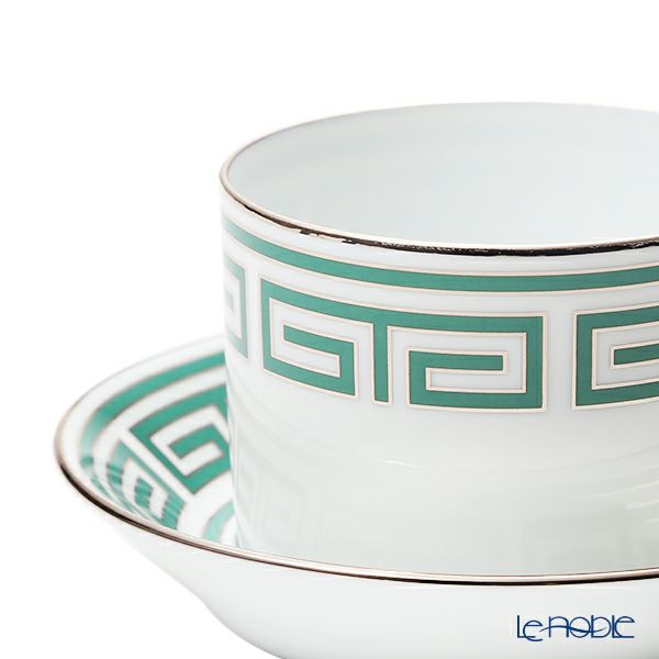 ジノリ1735／リチャード ジノリ（GINORI 1735／Richard Ginori） ラビリント エメラルド ティーカップ＆ソーサー グリーン 200ml／13.5cm