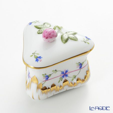 ヘレンド ブルーガーランド PBG 06079-0-11 ボンボン入れ トライアングルストロベリー