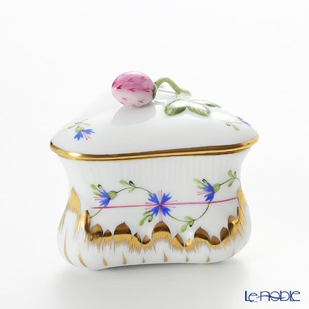 ヘレンド ブルーガーランド PBG 06079-0-11 ボンボン入れ トライアングルストロベリー