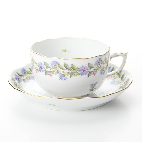 ヘレンド MPBG 翠蒼の草花 20724-0-00 ティーカップ＆ソーサー 200ml