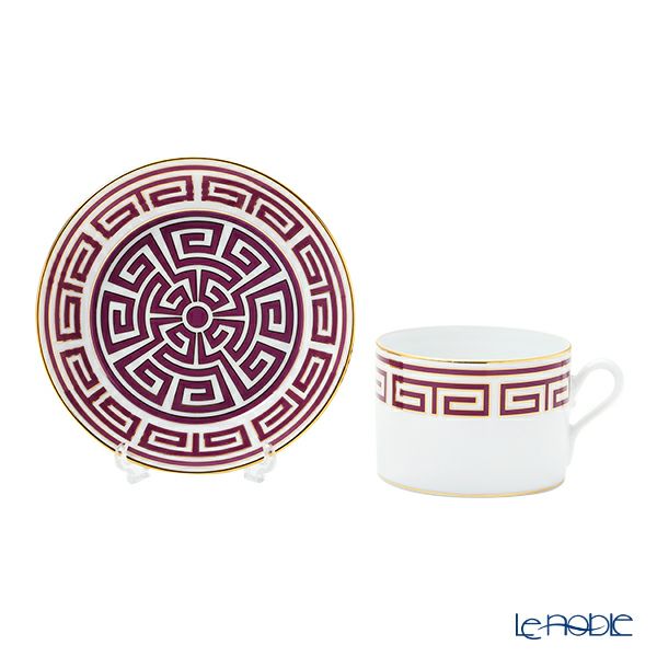 ジノリ1735／リチャード ジノリ（GINORI 1735／Richard Ginori） ラビリント アメジスト ティーカップ＆ソーサー パープル 200ml／13.5cm
