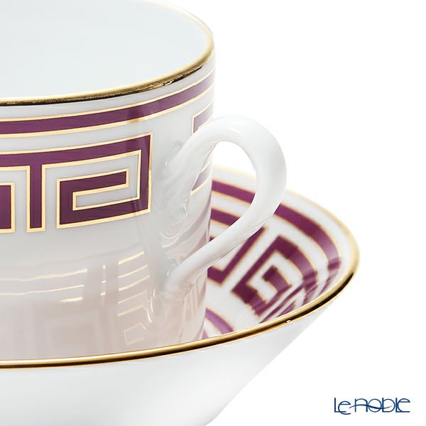 ジノリ1735／リチャード ジノリ（GINORI 1735／Richard Ginori） ラビリント アメジスト ティーカップ＆ソーサー パープル 200ml／13.5cm