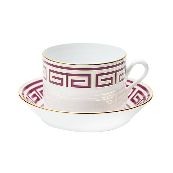 ジノリ1735／リチャード ジノリ（GINORI 1735／Richard Ginori） ラビリント アメジスト ティーカップ＆ソーサー パープル 200ml／13.5cm