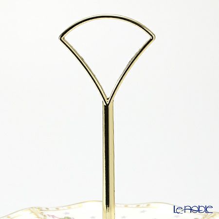 ロイヤルクラウンダービー ロイヤルアントワネット ケーキスタンド（2段） 23cm