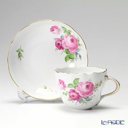 マイセン（Meissen） ローズブーケ 130110／00582 コーヒーカップ＆ソーサー 200ml