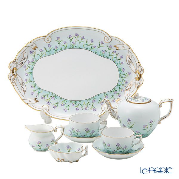 ヘレンド アイリス ターコイズ IRIS-TQ ティーセット