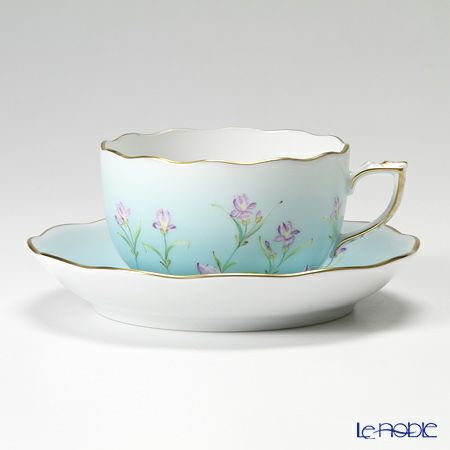 ヘレンド アイリス ターコイズ IRIS-TQ 20724-0-00 ティーカップ＆ソーサー 200ml