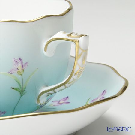 ヘレンド アイリス ターコイズ IRIS-TQ 20724-0-00 ティーカップ＆ソーサー 200ml