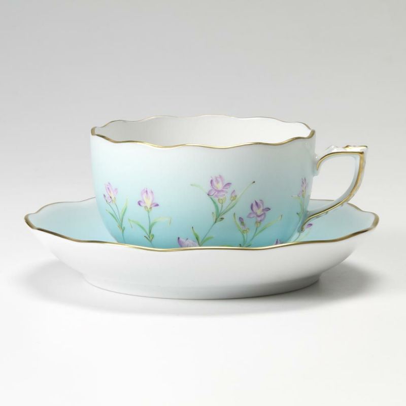 ヘレンド アイリス ターコイズ IRIS-TQ 20724-0-00 ティーカップ＆ソーサー 200ml