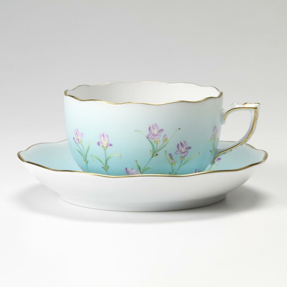 ヘレンド アイリス ターコイズ IRIS-TQ 20724-0-00 ティーカップ＆ソーサー 200ml