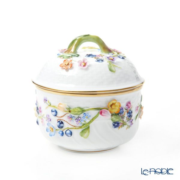 ヘレンド CD シュガーポット フラワー 01463-0-66