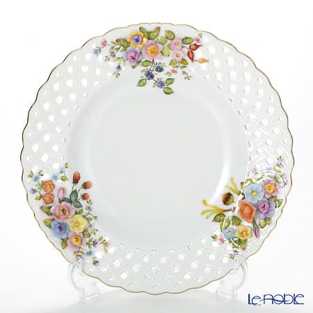 ヘレンド CD 08435-0-91 透かし皿 24.3cm