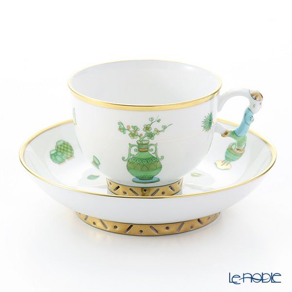 ヘレンド シノワズリ（中国趣味）トプカプ TOP 03364-0-21 マンダリン ラージカップ＆ソーサー