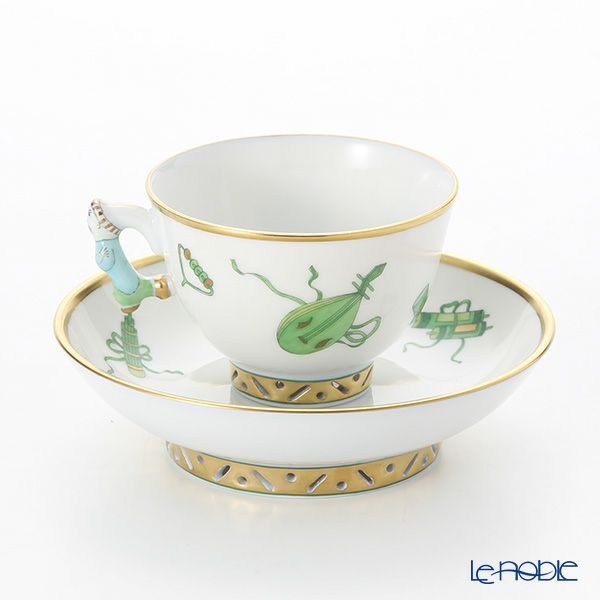 ヘレンド シノワズリ（中国趣味） トプカプ TOP 03371-0-21 マンダリン スモールカップ＆ソーサー