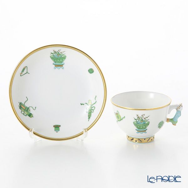 ヘレンド シノワズリ（中国趣味） トプカプ TOP 03371-0-21 マンダリン スモールカップ＆ソーサー