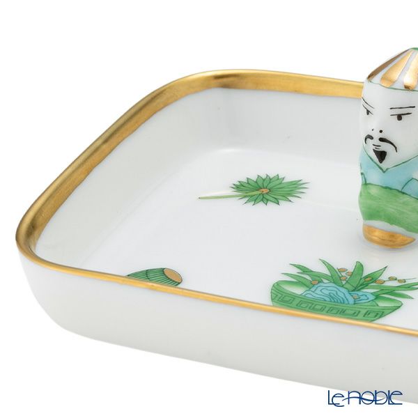 ヘレンド シノワズリ（中国趣味）トプカプ TOP 07733-0-21 オブロングトレイ マンダリン 8cm