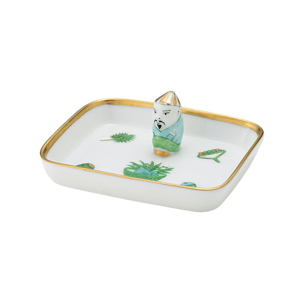 ヘレンド シノワズリ（中国趣味）トプカプ TOP 07733-0-21 オブロングトレイ マンダリン 8cm