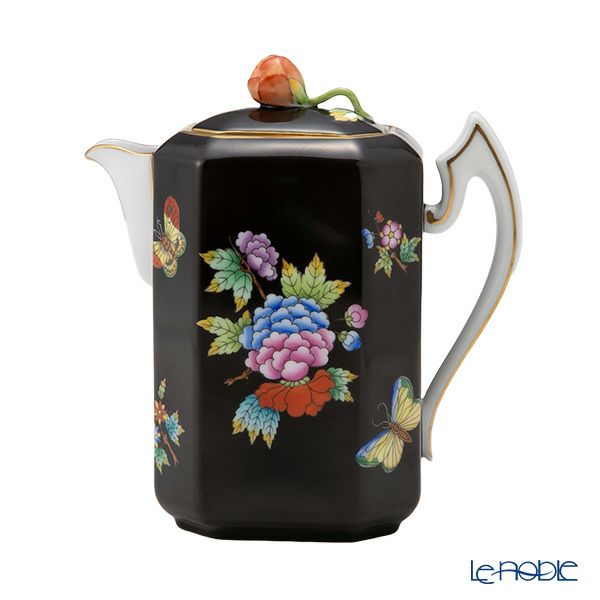 ヘレンド 黒いヴィクトリア VE-FN コーヒーセット